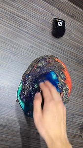 cotton candy slime asmr #fyp #reels #asmr | Burn Slime