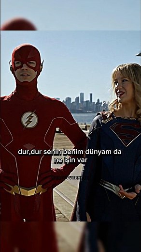 Supergirl ve Flash'ın Dünya'ları birleşti #shorts