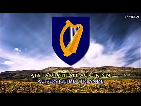 Hymne nationale de l'Irlande (IRL/FR paroles) - Anthem of Ireland (French)