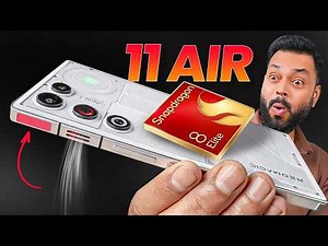 RedMagic 11 Air Unboxing & First Look ⚡ SD 8 Elite, 7000mAh, 24,000RPM 🌀 & More