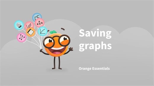 Orange Essentials: Saving Graphs | Orange Data Mining
