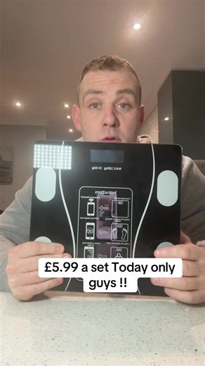 Smart Digital Scales: Track Your Health for £5.99