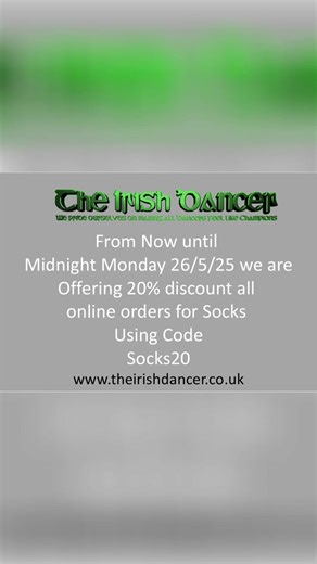 Sock sale for all online orders from Midnight tonight until midnight 26/5/25 #socks #sale #flashsale #irishdance #irishdancing #bling #fyp #dancer #diamontesocks #ultralow #micro #crystalsocks