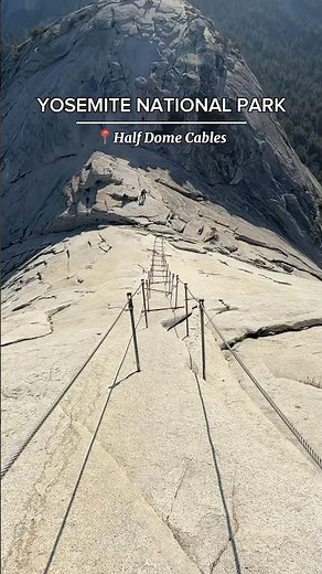 The Half Dome hike in Yosemite National Park is easily the most iconic in California