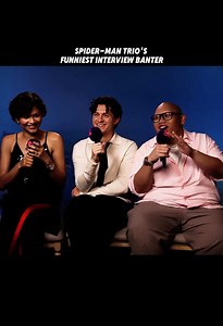 Tom Holland and Zendaya Funny Interview Moments — Spider-Man Trio