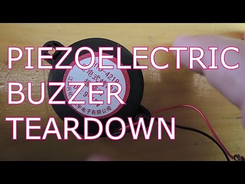 Piezoelectric Buzzer Teardown