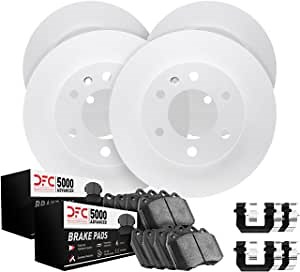 Dynamic Friction Company Brake Kit For 2008-2013 Nissan Rogue| Front and Rear 5000 Advanced Brake Pads and Rotors Kit|Hardware included