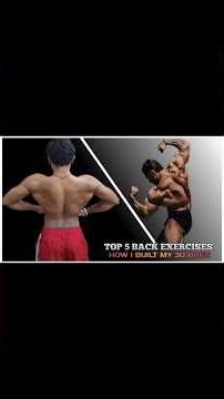 Top 5 back workout, how I build my 3D back