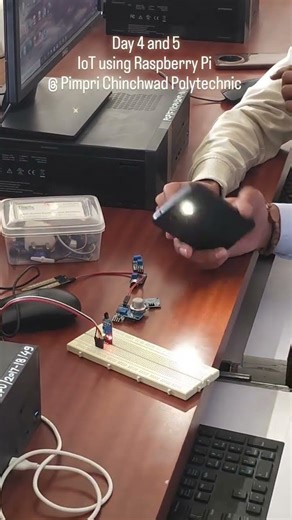 Day 4 and 5 IoT using Raspberry Pi @ Pimpri Chinchwad Polytechnic