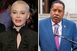McGowan campaigning for GOP after gov's wife 'passed msg from Weinstein'