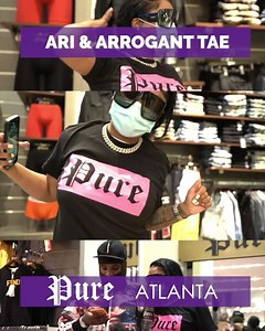 Ari Fletcher and Arrogant Tae all the way turnt up at Pure Atlanta during Tae Bday week. More on Pure Atlanta YouTube | Pure Atlanta | Facebook