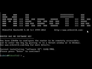 Install MikroTik OS on PC (MikroTik PC Router)
