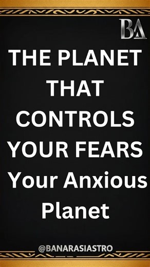 The Planet That Controls Your Fears Your anxiety, overthinking, and deepest insecurities are not random — they are influenced by specific planets in your birth chart. Here’s what your fear planet reveals about you 👇 🌙 Moon – Emotional Fears Overthinking, mood swings, insecurity, emotional sensitivity. A weak Moon makes the heart heavy. 🪐 Saturn – Fear of Failure / Rejection Pressure, fear of not being enough, future anxiety. Saturn delays so you grow stronger. 🐉 Rahu – Irrational & Sudden Fe