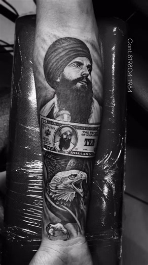 PYTHON.TATTOO.STUDIO on Instagram: "Book appointment ☎️ 81980-41984 . . . . . #tattoo #1984 #instagram #santjarnailsinghji"