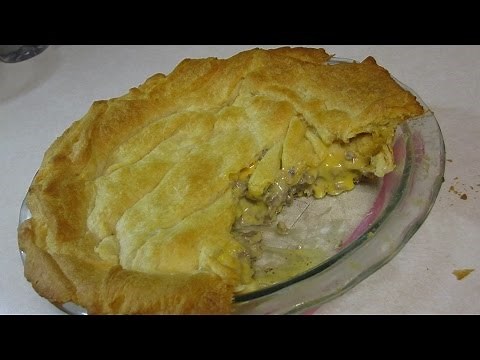 Easy 4 ingredient Campbell's Hamburger Pie Dinner