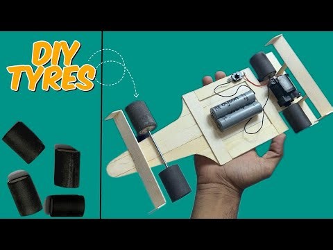 We Made Tyres for Our Mini Car Using Recycled Materials | Easy DIY Project