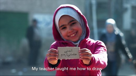 These Syrian children are surrounded by war-torn buildings but only want to do one thing: learn! | UNICEF