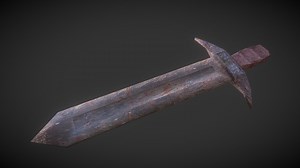 Rusty Sword (Low Poly) - Download Free 3D model by meitdev