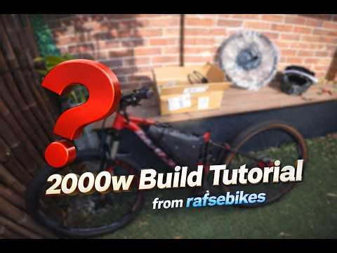 2000W Ebike Conversion Kit Build Tutorial (surron seat)