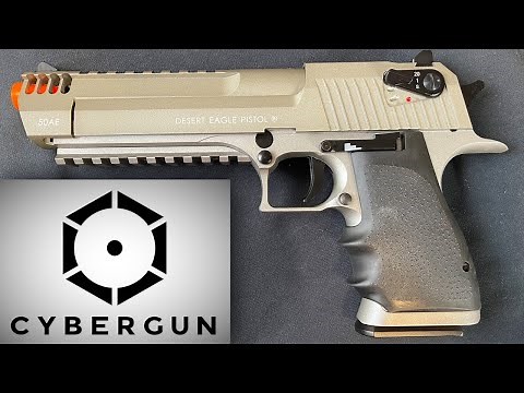Desert Eagle airsoft gun unboxing by Cybergun