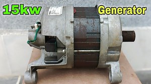 138K views · 3.2K reactions | I turn washing machine motor into 220v 15000w electric generator use new technique at home | Fun Club | Facebook