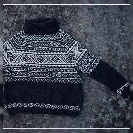 ✨ Dreaming of a cozy winter? This Setesdal Sweater brings the feeling of a snowy cabin in Norway… straight to your needles. A pattern full of warmth, heritage & beauty. ❤️ | Loopellacraft | Facebook