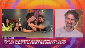 304K views · 202 shares | ELES MERECEM! ❤ Rodrigo Faro, Marcos Mion e Cesar Filho se emocionam ao receber homenagem da família no Dia dos Pais ❤ | Hora do Faro | Facebook