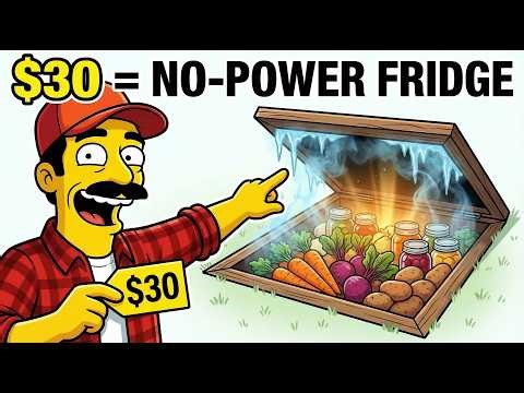 The $30 Root Cellar That Keeps Food Fresh for Months (super easy build)