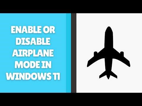 How to Enable or Disable Airplane Mode in Windows 11