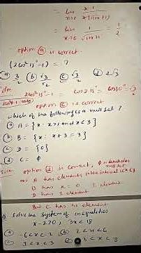 solved MCQ's 11th Maths 💯
