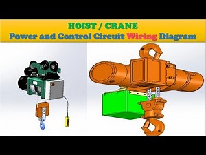 Power and Control Wiring of Hoist / Crane with safety switch nd interlocking / Electrical Technician