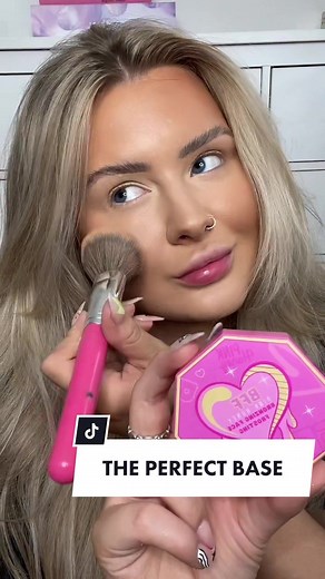 The only primer, foundation, bronzer and blush combination you need 🔥 #basemakeup #flawlessskin #flawlessmakeup