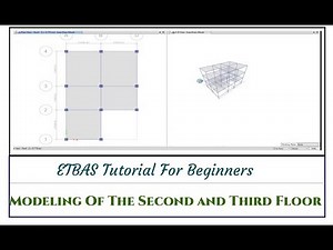 ETABS Tutorial For Beginners [Chapter 10]: Model Second and Third Floor