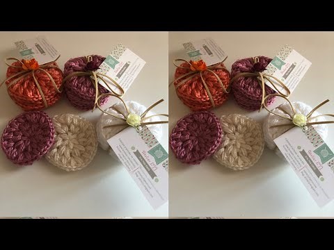 Disques démaquillants au crochet