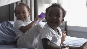Cute Boys Playing Under Bed Sheet: стоковое видео (без лицензионных платежей), 3514007931 | Shutterstock
