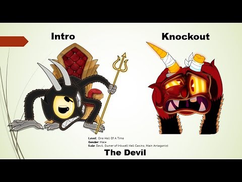 I RECAP Cuphead ALL INTROS and KNOCKOUTS of ALL BOSSES DLC, Inkwell Isle 1,2,3,4, Inkwell Hell