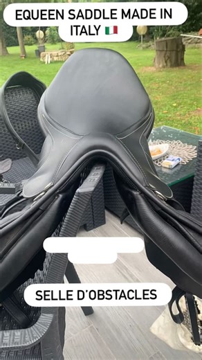 Selle d’obstacles with étrivières-étriers-sangle 135 | Equipement Equitation