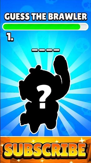 GUESS THE BRAWLER 🤔 #shorts #brawlstars