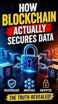 How Blockchain Actually Secures Data #techexplainer