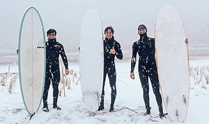 Snow surfers on the Oregon coast recount ‘surreal’ experience
