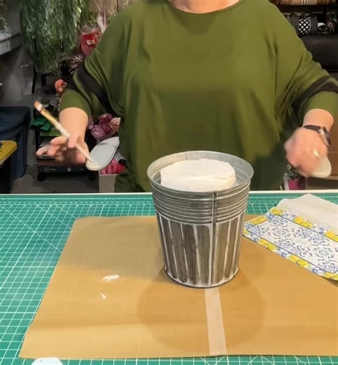 DIY Mod Podge Container Tutorial for Rustic Planters