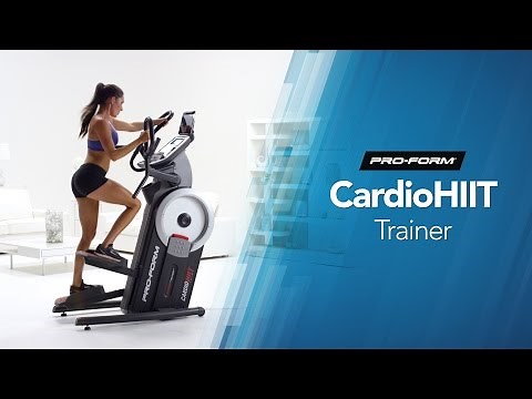 Workout At Home On The ProForm Cardio HIIT Trainer