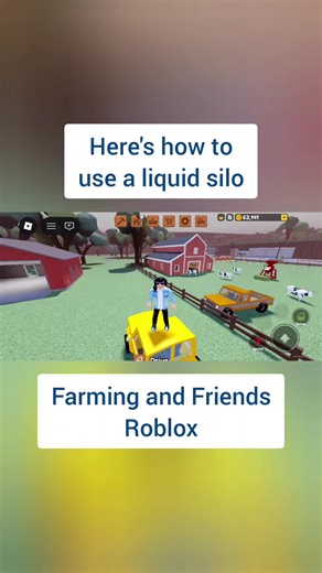 Here's how to use a liquid silo in Farming and Friends in Roblox... #TheGangsters06