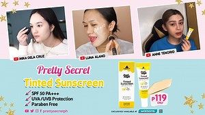 116K views · 205 reactions | Get your daily fresh glow with Pretty Secret Tinted Sunscreen Snail Magic SPF 50+++☀️ ✨ It contains Snail Mucin and Hyaluronic Acid which helps skin hydration. ✨ with SPF 50+++ and it delivers broad-spectrum UVA and UVB protection. Exclusively available at Watsons! Shop safely in the comfort of your home with just a click:  https://bit.ly/PrettySecretWatsons #PrettySecretPH #WatsonsPH | Pretty Secret | Facebook