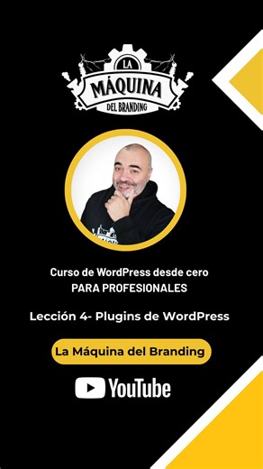 La Máquina del Branding on Instagram: "Hoy a las 17:00 hay lección nueva. Seguimos avanzando poquito a poco en el curso de WordPress desde cero Y esta vez toca hablar de algo clave: los plugins En esta lección aprenderás: ✨ Qué papel tienen los plugins en una web ✨ Por qué las funcionalidades deben ir separadas del diseño ✨ Y por qué NO deberían ir en el functions.php Si quieres entender WordPress de verdad, no te pierdas el curso. #WordPress #YannickGarcia #LMDB"