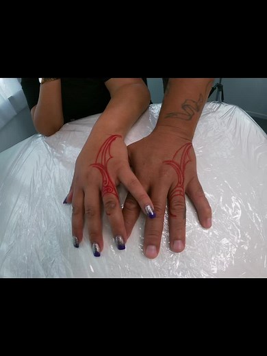 Beautiful Maori Tattoo Wedding Bands for Rachelle Ma and Tane