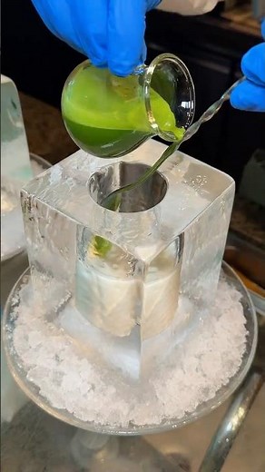 Kyoto`s No.1 Ice Cube Matcha Latte!