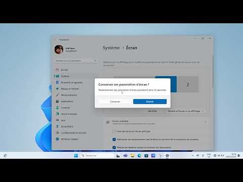 Comment étendre l'affichage et régler la position des écrans sous Windows 11 ?