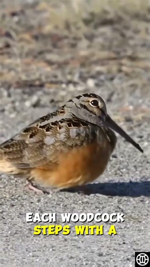 #woodcock #cuteanimal THE BIRD THAT ALWAYS DANCES😁