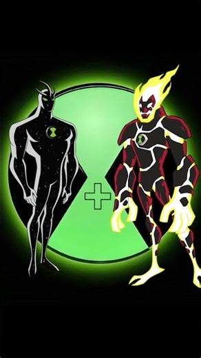 Ben 10 alien fusion alien X and heatblast #shorts